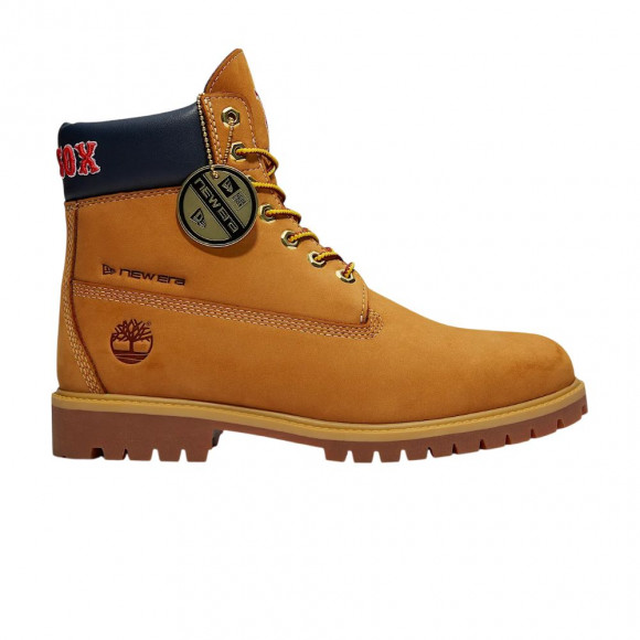 MLB x New Era x Timberland 6 Inch Waterproof Boot 'Red Sox' | Tan | Men's Size 11.5 - TB0A2J7TAOQ