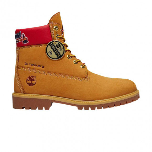MLB x New Era x Timberland 6 Inch Waterproof Boot 'Braves' | Tan | Men's Size 10 - TB0A2J7TAOY