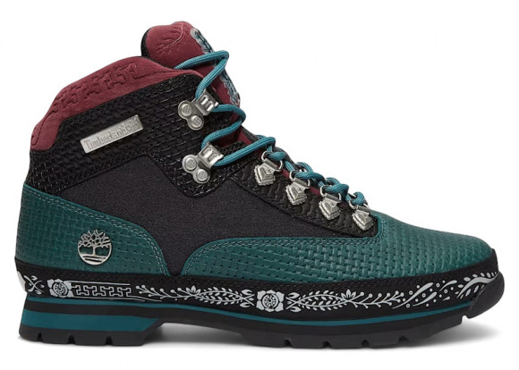 Timberland Euro Hiker Mid Lace Up Dia de los Muertos Teal - TB0A2P27-A4W