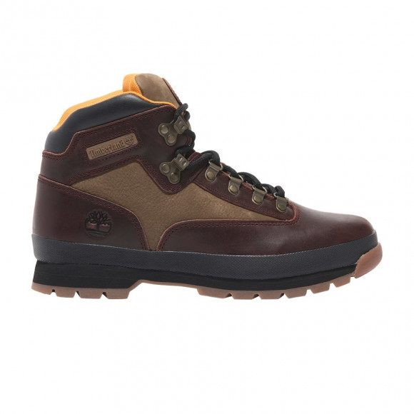 Timberland Euro Hiker Lace-Up Mid Boot 'Root Beer' | Red | Men's Size 7 - TB0A2P27-EIW