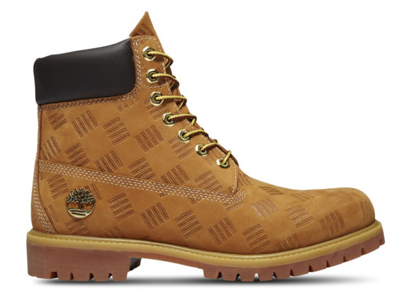 Timberland 6" Premium Waterproof Boot Wheat Debossed Print - TB0A2P6W-A5J