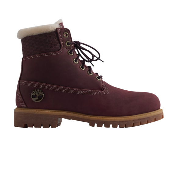 Kith x 6 Inch Premium Shearling Boot 'Burgundy' - TB0A2PA2-506