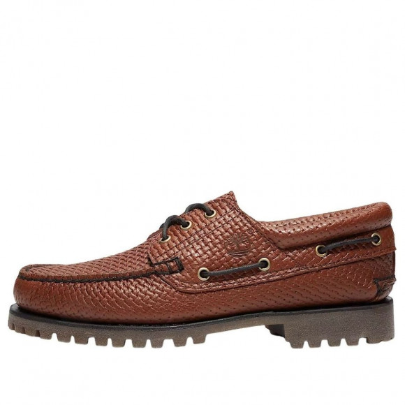 Timberland Authentic 3-Eye Lug Handsewn Boat 'Brown' TB0A2PDQEM41 - TB0A2PDQEM41