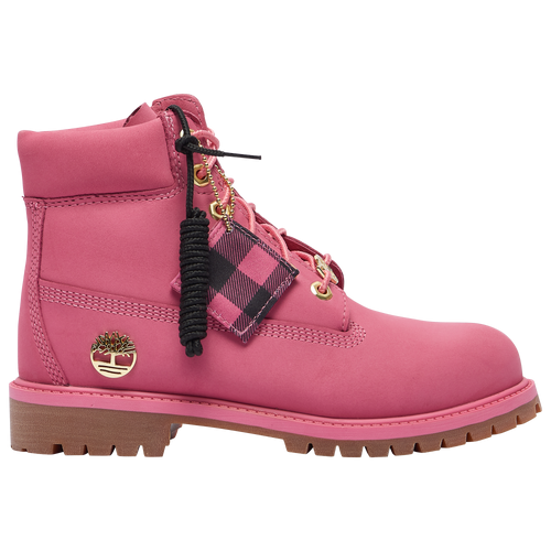 flexible Toro cordura Timberland 6Premium Waterproof Boots - Girls' Grade School Outdoor Boots -  Pink / Pink / Gold - TB0A42WRD56