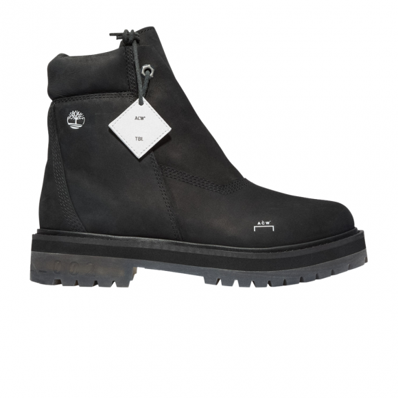 A-Cold-Wall* x Wmns 6 Inch Side Zip Boot 'Jet Black' - TB0A68VY-015