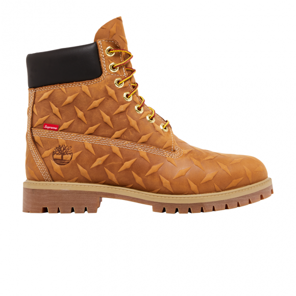 Supreme x 6 Inch Premium Waterproof Boot 'Embossed Diamond Plate - Wheat' - TB0A6DD4-231