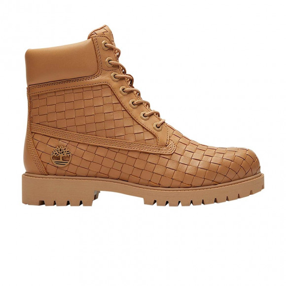 Timberland 6 Inch Premium Boot 'Woven Medium Beige Full Grain' | Brown | Men's Size 13 - TB0A6FD6EN21