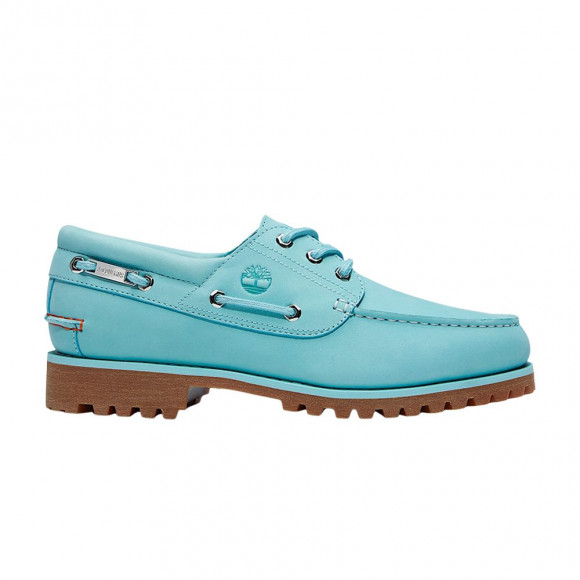 Jacquemus x Timberland 3-Eye Lug Boat 'Aqua' | Blue | Men's Size 9.5 - TB0A6G7F04V