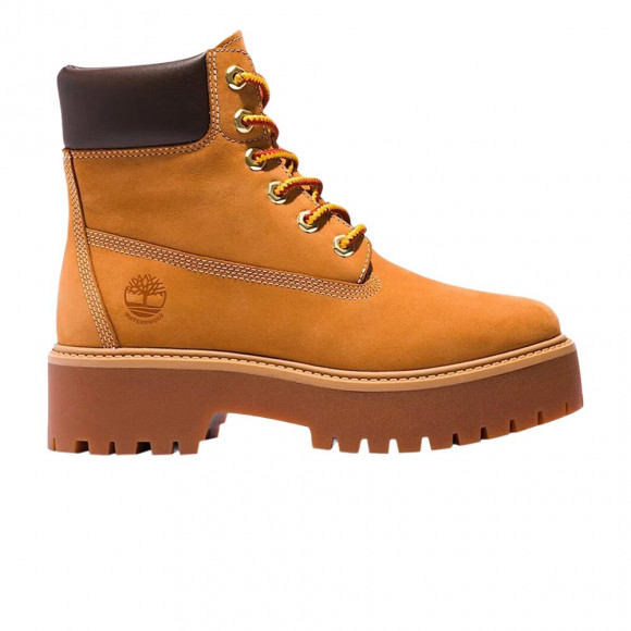 Timberland Wmns Stone Street 6 Inch Premium Platform Boot 'Wheat Nubuck' | Tan | Women's Size 7.5 - TB1A5RJD-231