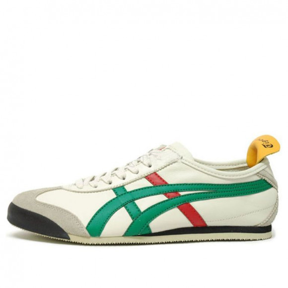 Onitsuka Tiger Mexico 66 WHITE/GREEN/RED Marathon Running Shoes/Sneakers THL202-1684 - THL202-1684