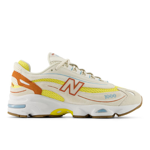 New Balance Unisex 1000 Sneakers - Beige/Yellow - U10003EG