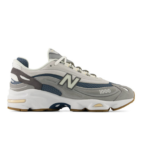 New Balance Unisex 1000 Sneakers - Grey/Blue - U100057X