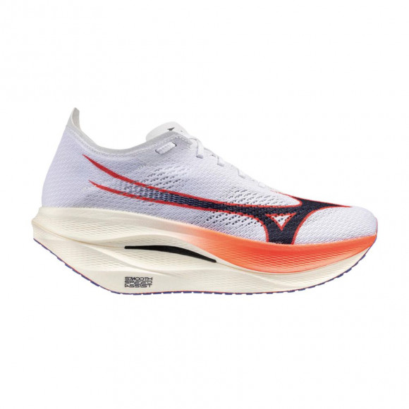 Mizuno Wave Rebellion Pro 3 'White Baritone Blue Fiery Coral' | Men's Size 10.5 - U1GD253011