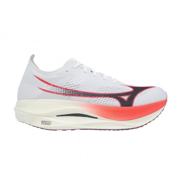 Mizuno Wave Rebellion Pro Low 'White Baritone Blue Fiery Coral' | Men's Size 7.5 - U1GD254011
