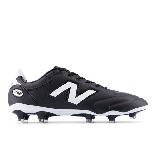 New Balance Unisex 442 Elite FG V3 Soccer Shoes - Black/White/Red - U41F2MK