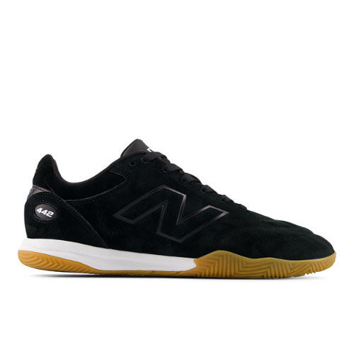 New Balance Unisex 442 Elite IN LS V3 Soccer Shoes - Black/White - U41IL1RX