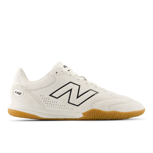 New Balance Unisex 442 Elite IN LS V3 Soccer Shoes - White/Black - U41IL3CX