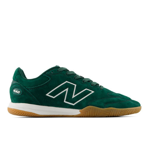 New Balance Unisex 442 Elite IN LS V3 Soccer Shoes - Green/White - U41IL6RO