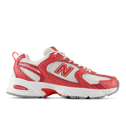 New Balance Unisex 530 Sneakers - Grey/Red - U530178