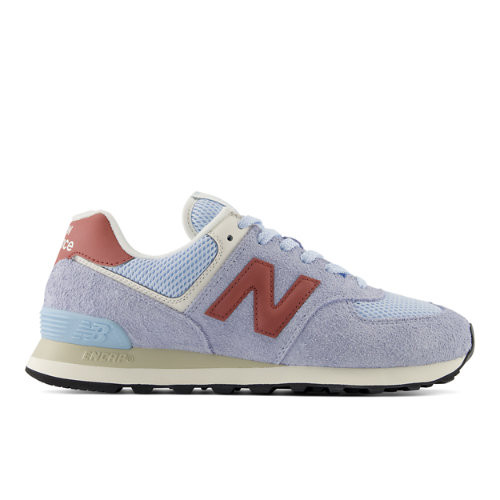 New Balance Unisex 574 Sneakers - Blue/Orange - U57429T