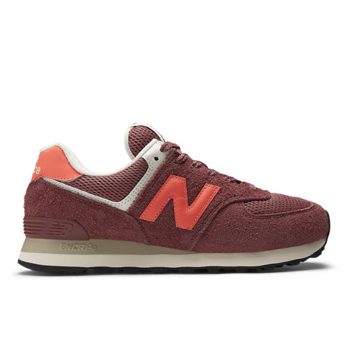 New Balance Unisex 574 Sneakers - Red/Orange - U5747FE