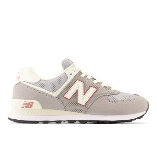 New Balance Unisex 574 in Gris, Leather, Talla 36 - U574FL2