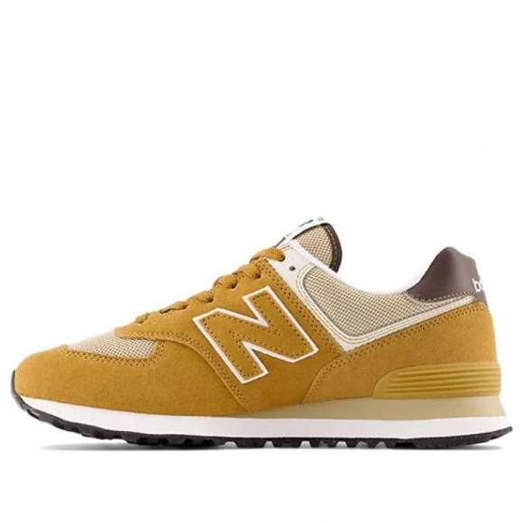 New Balance 574 YELLOW/WHITE Marathon Running Shoes U574OS2 - U574OS2
