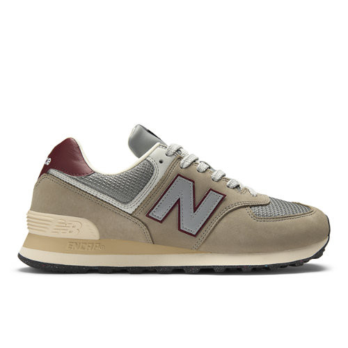 New Balance Unisex 574 Sneakers - Brown/Red - U574SKB