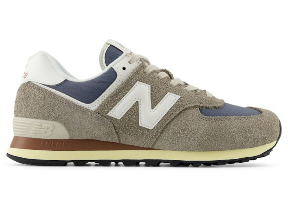 New Balance Unisex 574 Sneakers - Brown/White - U574WGN