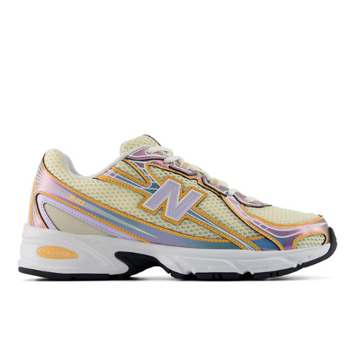 New Balance Unisex 740 - Beige/Purple - U7407WB