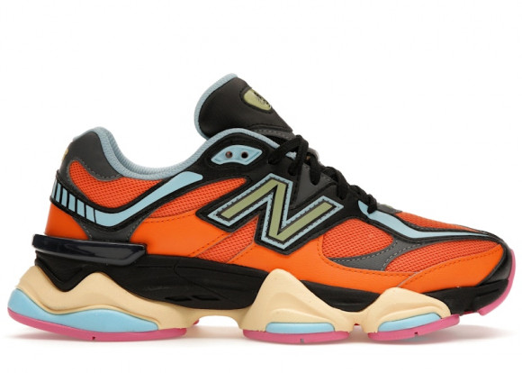 New Balance Unisex 9060 Sneakers - Orange/Black/Blue/Green - U9060OGB