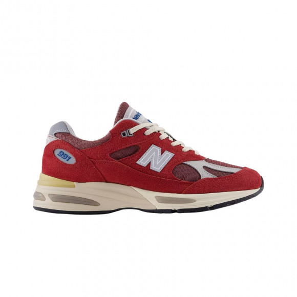 New Balance Made In Uk 991V2 Vintage Sports 'Karanda Red' | Men's Size 12 - U991RS2