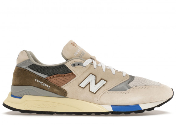 New Balance Unisex Concepts x Made in USA 998 in Verde, Leather - U998CN