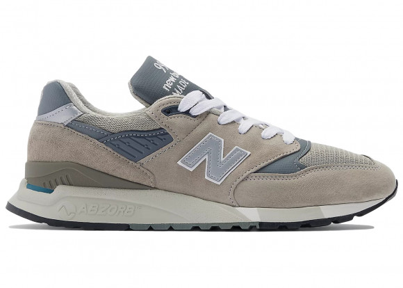 New Balance Unisex Made in USA 998 Core in Gris/Gris, Leather, Talla 40 - U998GR