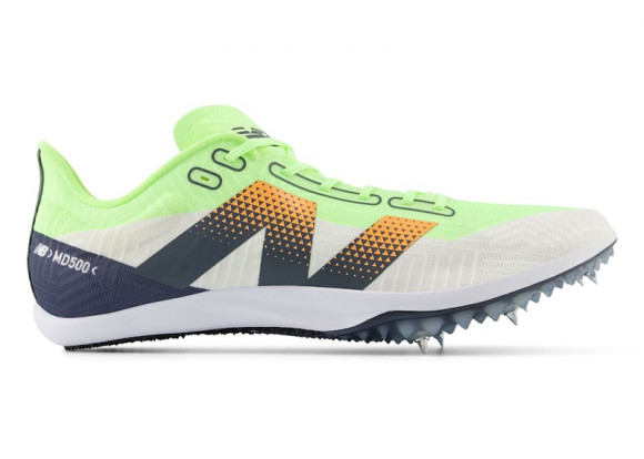 New Balance Unisex FuelCell MD500 v9 Running Shoes - Green/Grey/White - UMD500G9