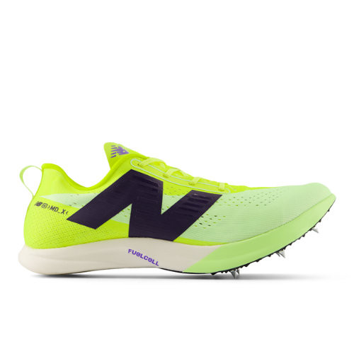 New Balance Unisex FuelCell SuperComp MD-X v3 Running Shoes - Green/Purple - UMDELRSU