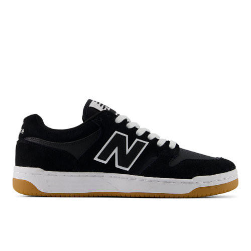 New Balance Unisex NB Numeric 480 Skateboarding Shoes - Black/White - UN480NCT