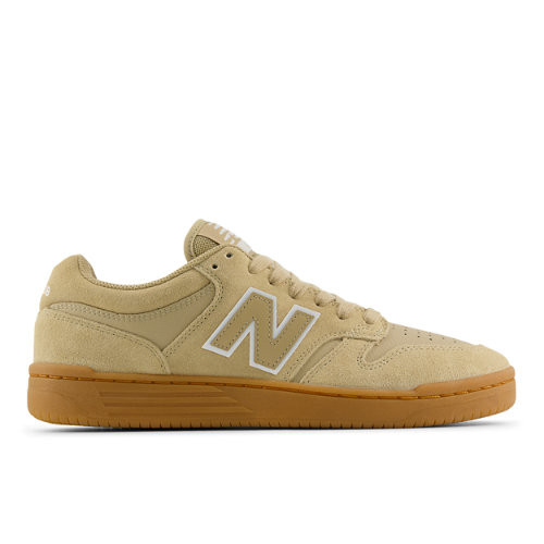 New Balance Unisex NB Numeric 480 Skateboarding Shoes - Beige/White - UN480TSG