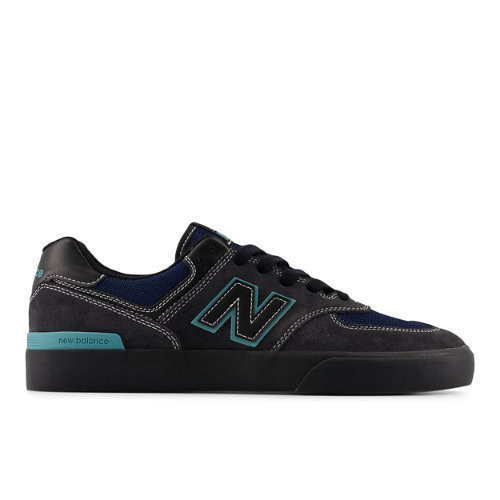 New Balance Unisex NB Numeric 574 Vulc Skateboarding Shoes - Black/Green - UN574VGT