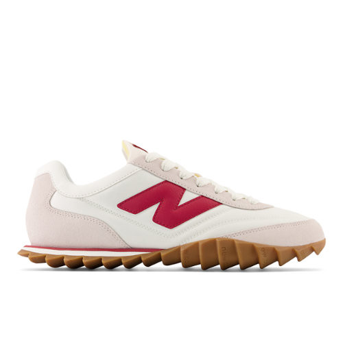 New Balance Unisex RC30 in White/Red Suede/Mesh - URC30AH