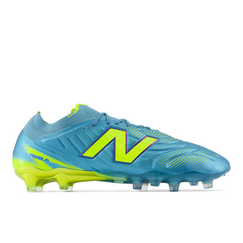 New Balance Unisex Tekela Elite Low Laced FG V5 Soccer Shoes - Blue/Green - UT1FL4GK