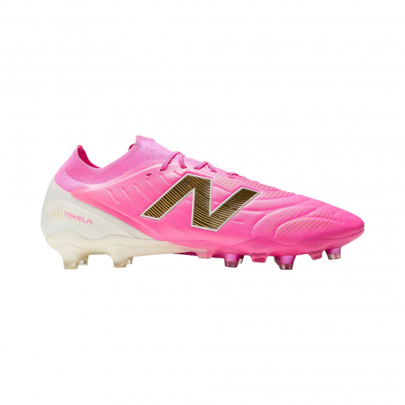 New Balance Tekela Elite Low FG V5 'Pink Heat Metallic Gold' | Men's Size 7 - UT1FL8UJ