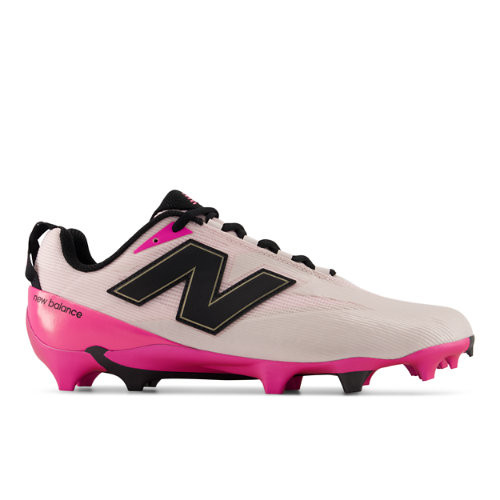 New Balance Unisex BurnX5 Lacrosse Shoes - Pink/Black/Brown - UURNL3YJ