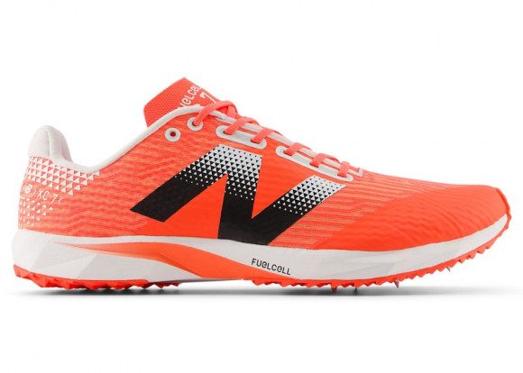 New Balance Unisex FuelCell XC7 v5 Running Shoes - Red/Black/White - UXCS7CU5