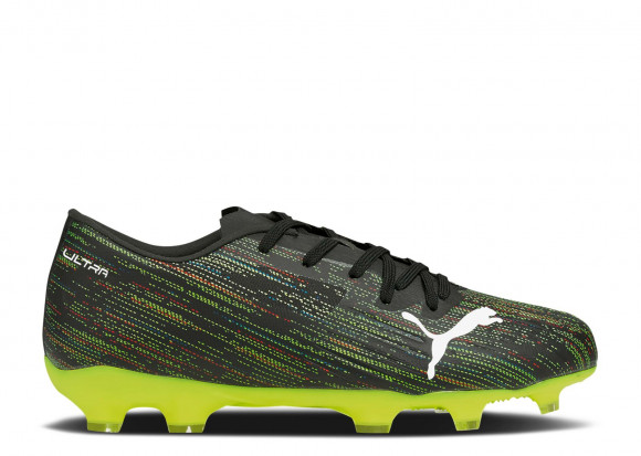 Puma Ultra 2.2 FG AG Jr 'Black Yellow Alert' | Kid's - Ultra-2.2