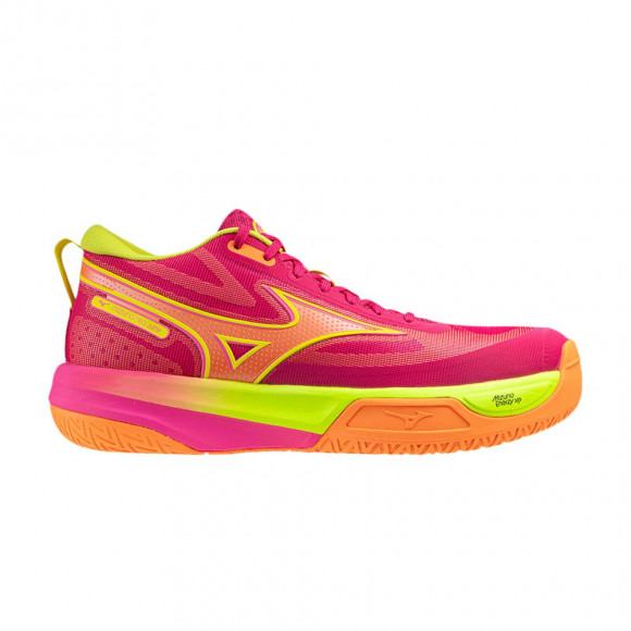 Mizuno Neo Jump 'Pink Tetra Fortune Yellow Light Orange' | Men's Size 13 - V1GA259942