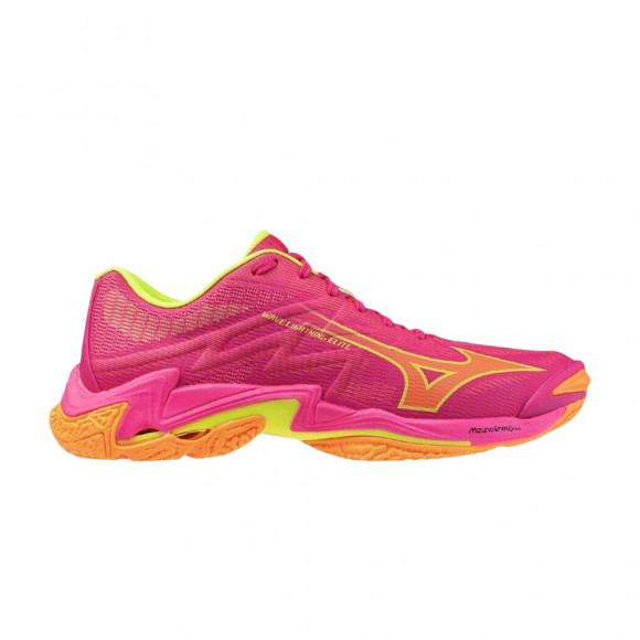 Mizuno Wave Lightning Elite 'Pink Tetra Fortune Yellow Light Orange' | Men's Size 14 - V1GA260042