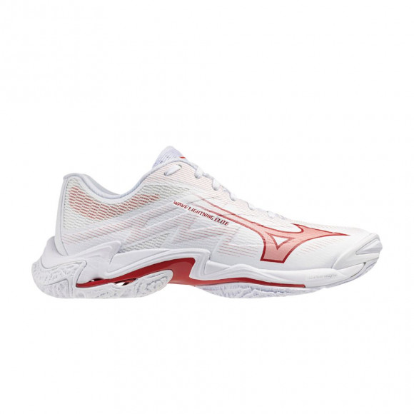 Mizuno Wmns Wave Lightning Elite 'White Red' | Women's Size 7 - V1GC260073