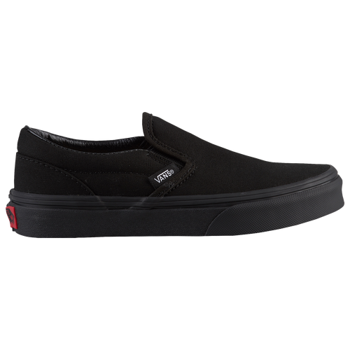 Vans Classic Slip On - Boys' Preschool Loafers - Black / Black - VN-000ZBUENR