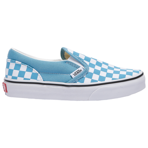 Vans Classic Slip On - Girls' Preschool Skate/BMX Shoes - Delphinium Blue / True White - VN-0A4BUT30Y